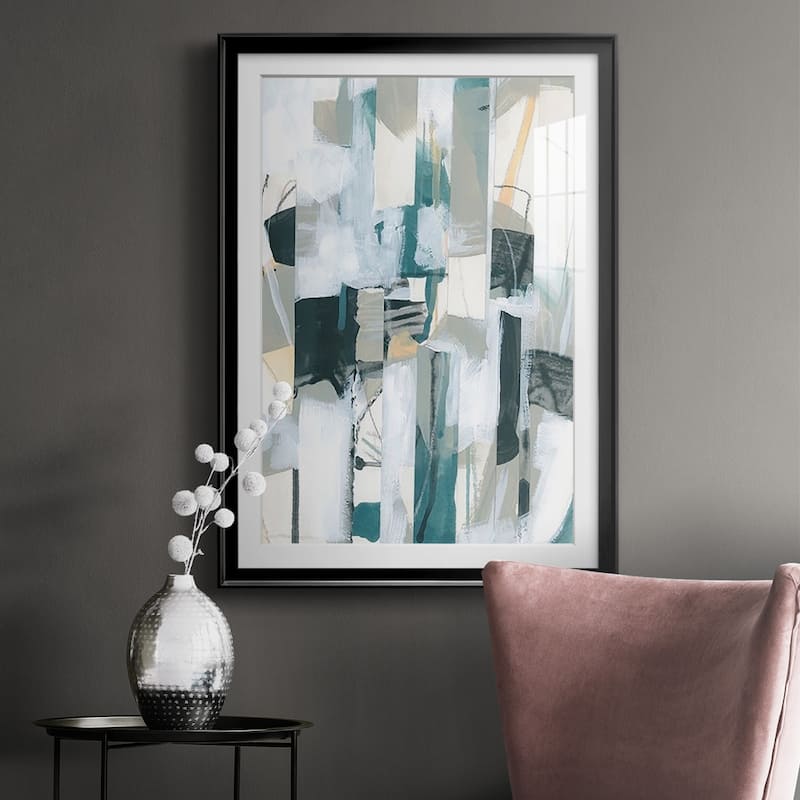 Sea Cavern Strata IV Premium Framed Print - Ready to Hang