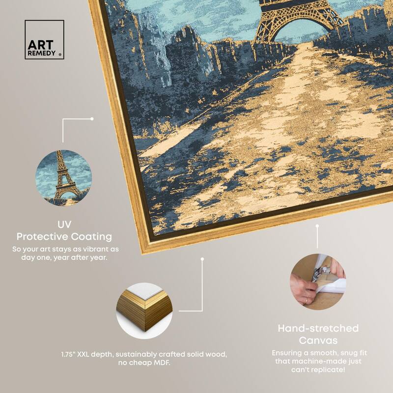 Textured Paris Embroidery Canvas by Art Remedy