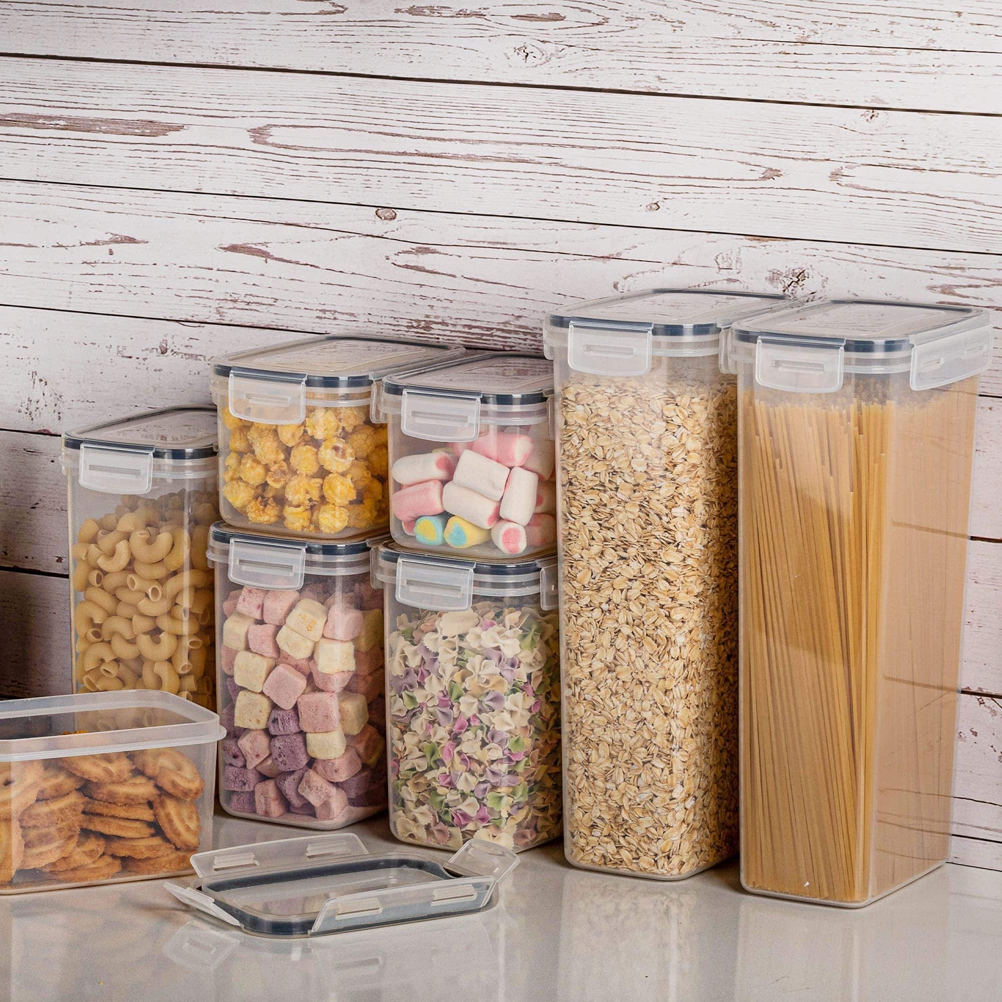 Airtight Food Storage Containers with Lids, 24 pcs Plastic Kitchen and