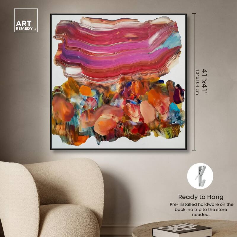 Flow State I Canvas by Art Remedy