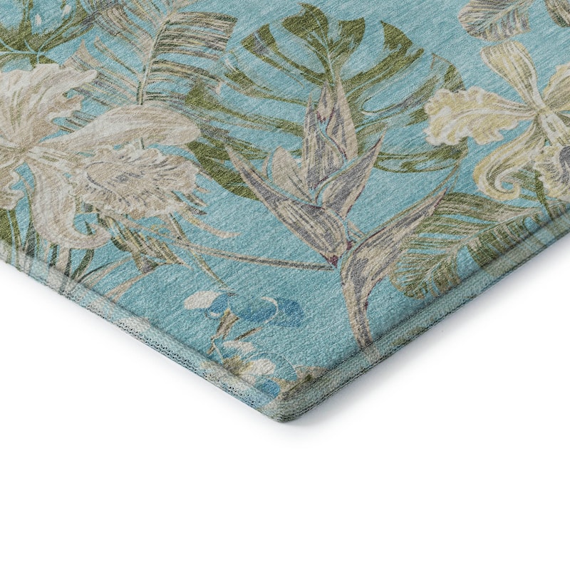 Premium Washable Super Soft Tropical Paradise Mayfield Rug
