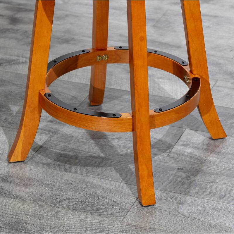30" Bar Height X-Back Swivel Stool