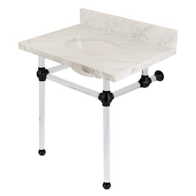 Kingston Brass Templeton 30" Wide Console Sink Set