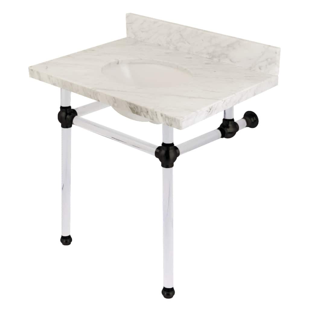 Kingston Brass Templeton 30" Wide Console Sink Set