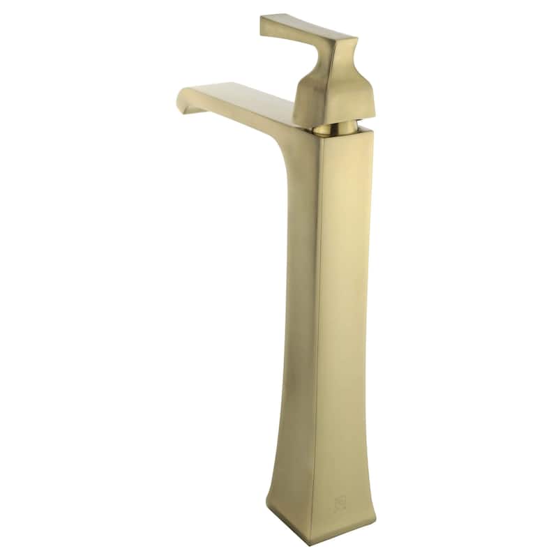 Fine Fixtures Arched Square Single Hole Vessel Sink Bathroom Faucet