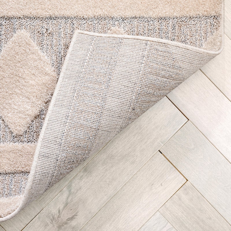 Well Woven Harlow Zara Tribal Moroccan Diamond Pattern Area Rug