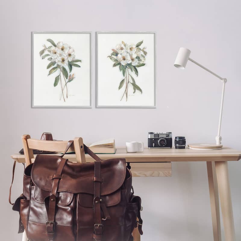 Stupell Wild Spring Flower Bundles Framed Giclee Art Design By Sally Swatland (Set of 2)