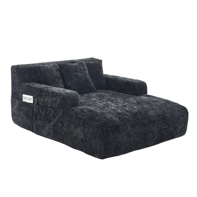Futon Sofa Bed,3-in-1 Multi-Functional Corduroy Sleeper Couch Pull-Out Bed,Adjustable Backrest and Pillows,Convertible Sofa Bed