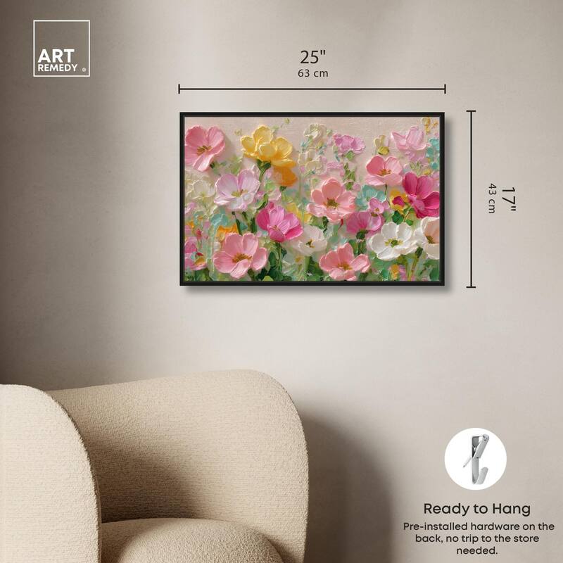 Expressed in Petals I Canvas by Art Remedy