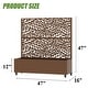 preview thumbnail 72 of 103, 72 in Metal Movable Planter Box with Trellis Privacy Screen Lockable Wheels