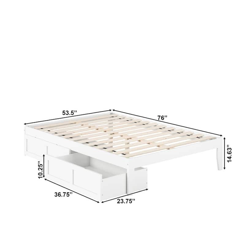Colorado Bed with USB Turbo Charger and 2 Drawers