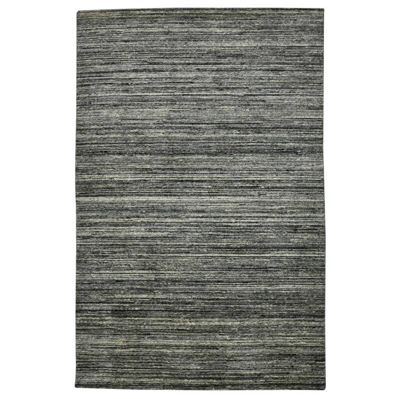 HomeRoots Striped Transitional Rectangle Area Rug