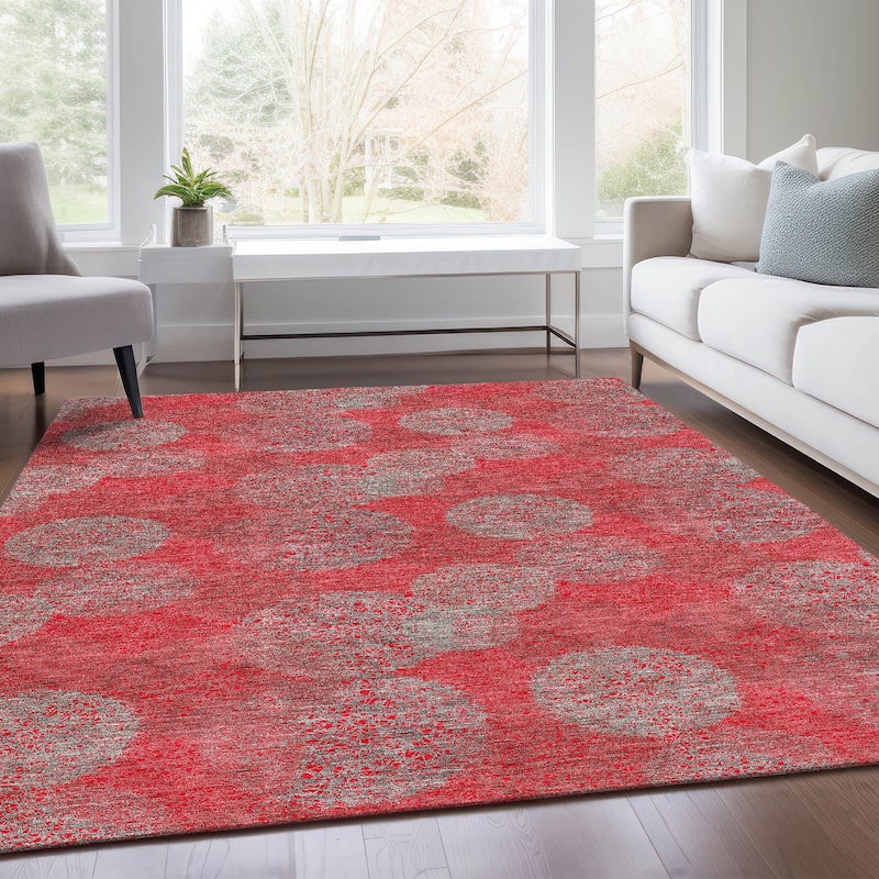 Premium Washable Super Soft Modern Sphere Mayfield Rug