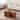 Round Wood Coffee Table for Living Room for Small Space Apartment - 33.86" * 33.86" * 14.92"