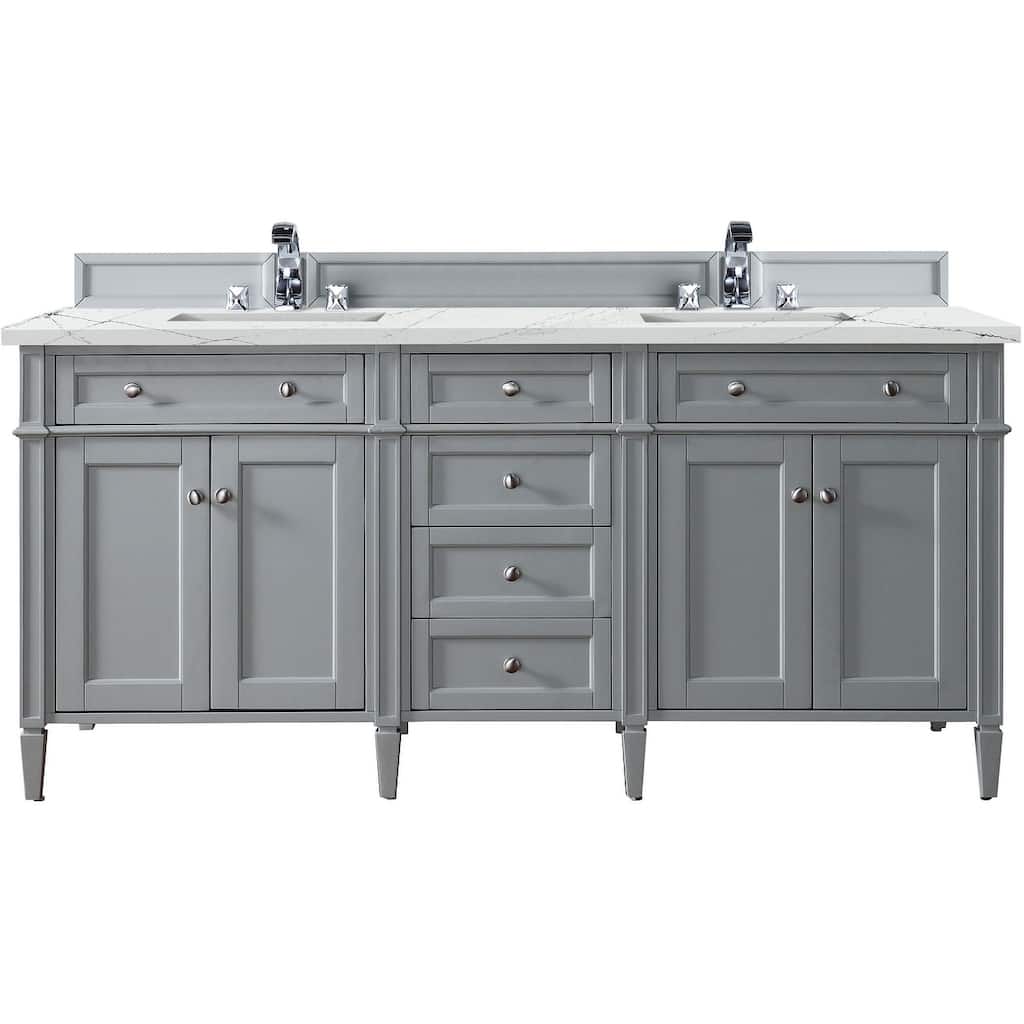 James Martin Vanities 650-V72-FENC Brittany 72" Free Standing Double