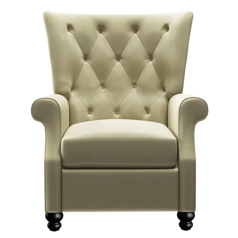 Copper Grove Plush Push-back Recliner Chair