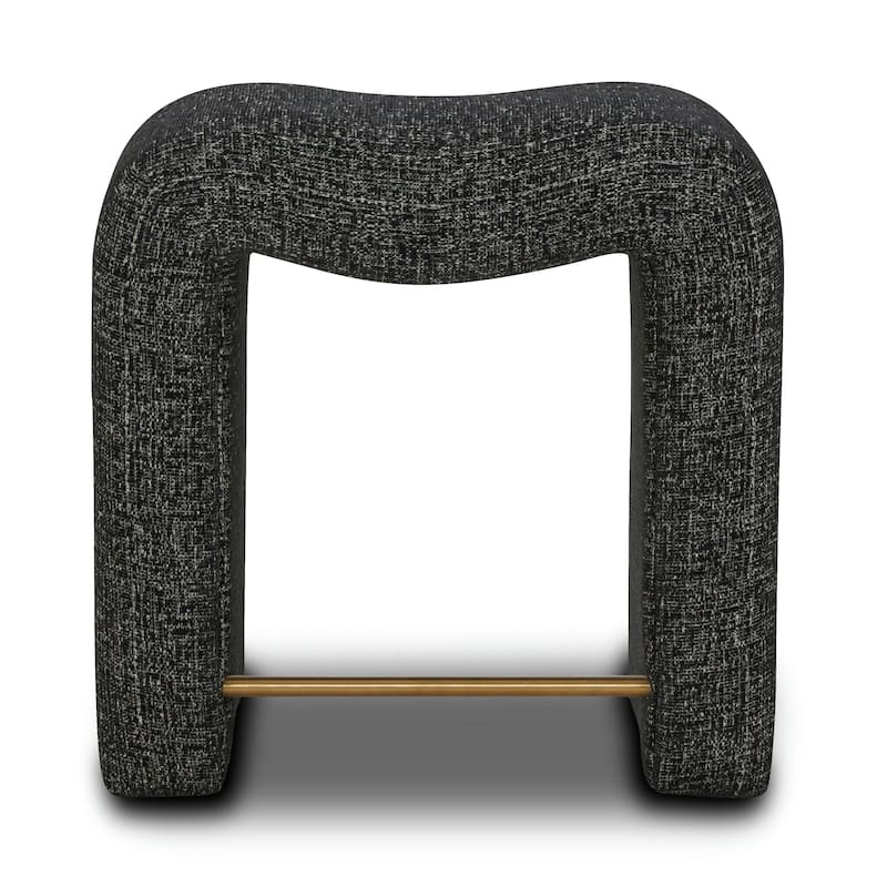 Poly & Bark Faro 23.5" Counter Stool in Ebony Black