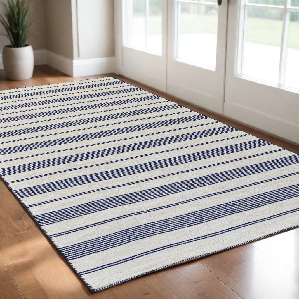 Tidu Stain Resistant Woven Area Rug By HomeRoots - 2' x 3'