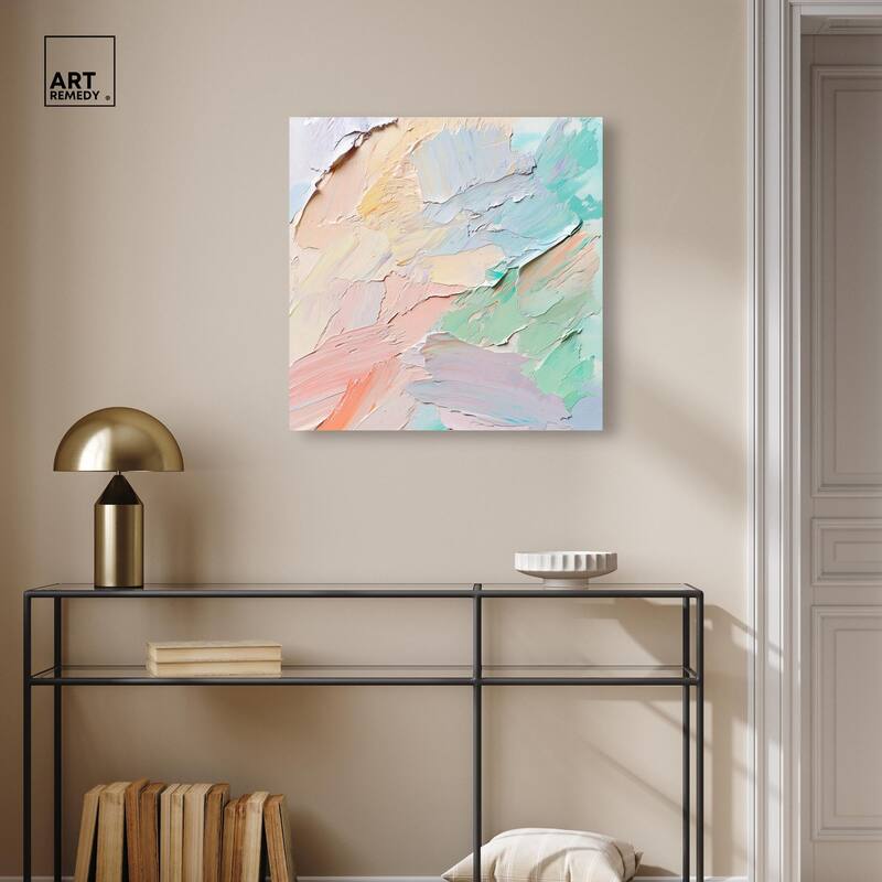 Flowing Mousse III Canvas by Art Remedy, Gallery Wrapped