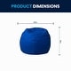 preview thumbnail 76 of 191, Small Refillable Bean Bag Chair for Kids and Teens