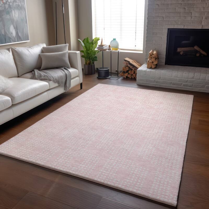 Premium Washable Super Soft Modern Houndstooth Mayfield Rug