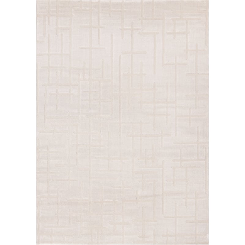 White Lines Design High-Traffic Rug