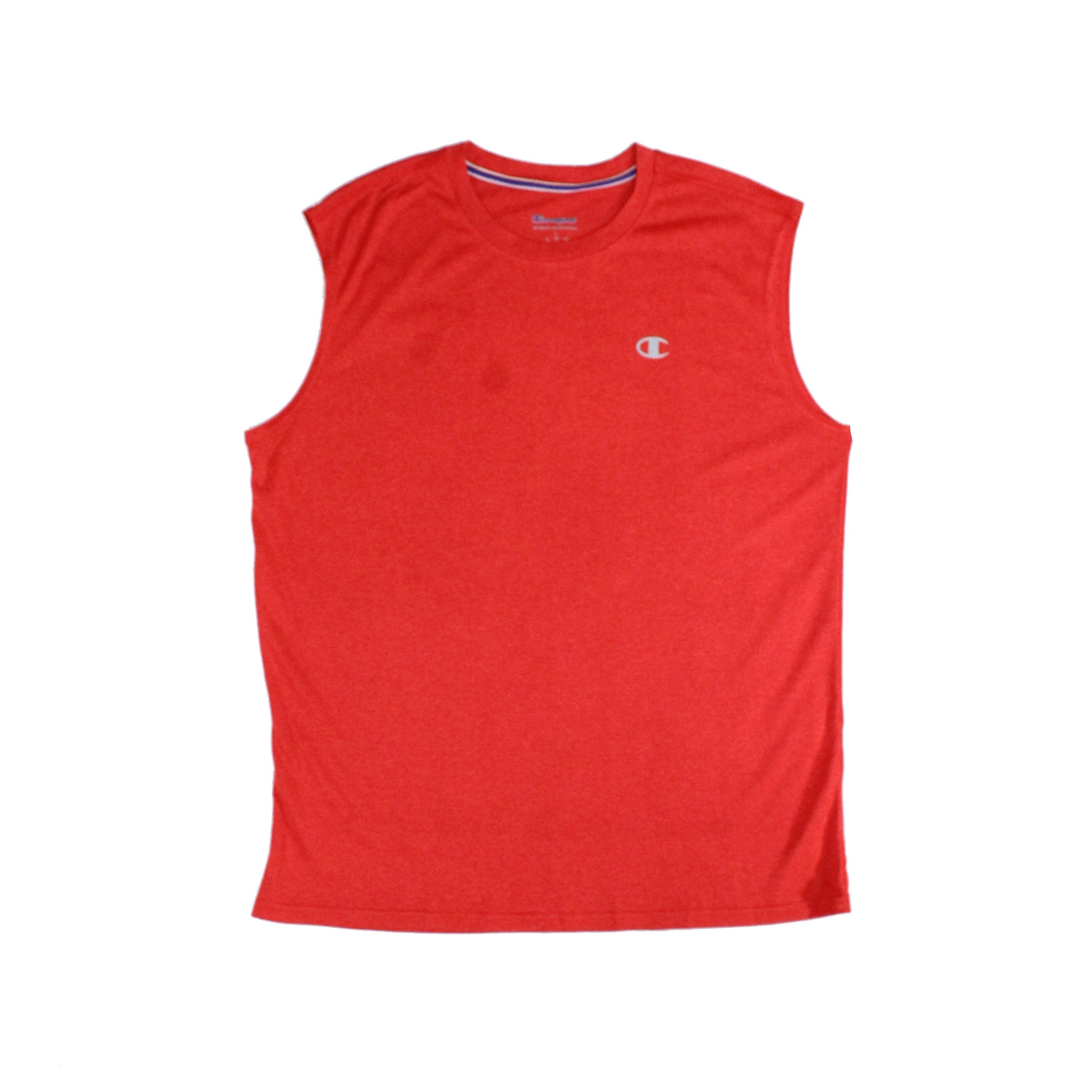 Shop Champion Mens T Shirt Red Size Large L Tank Active Reflective Logo On Sale Overstock 31912549