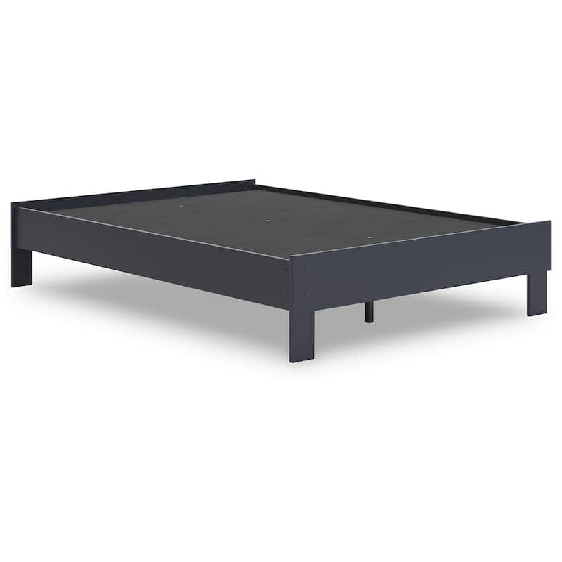 Signature Design by Ashley Simmenfort Blue Platform Bed