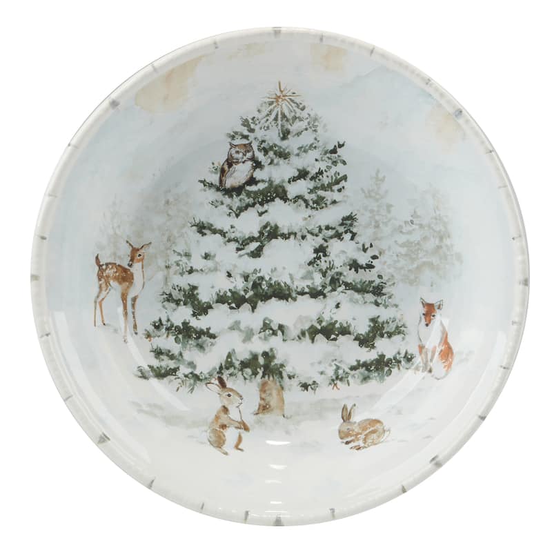 Certified International Winter Frost Serving Bowl, 132 oz. - 13" Diameter x 3"