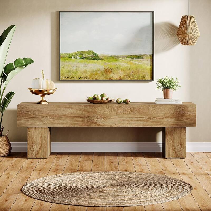 63" TV Stand, Entertainment Center for Living Room, Long Media Console Television Stands for 55/60/65 Inch TV