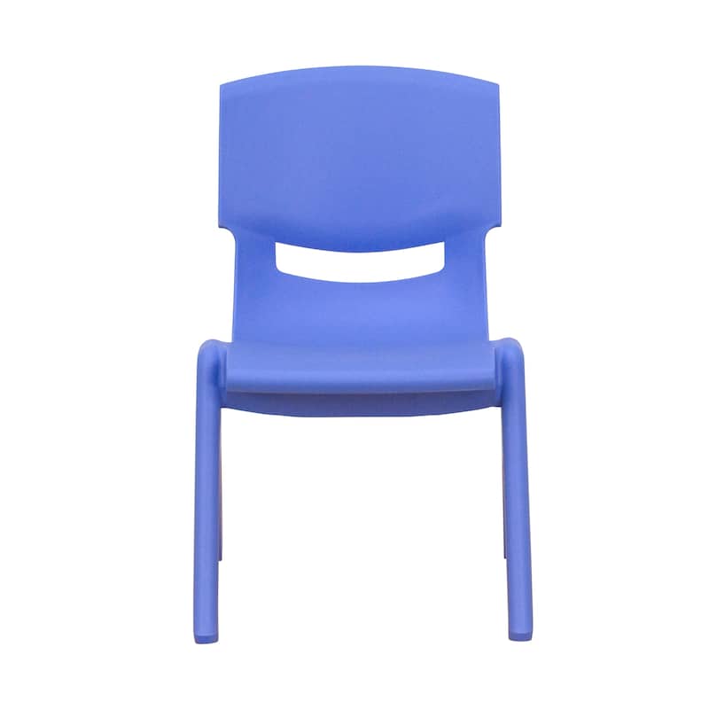 4 Pack Plastic Stackable Pre-K/School Chairs with 10.5"H Seat