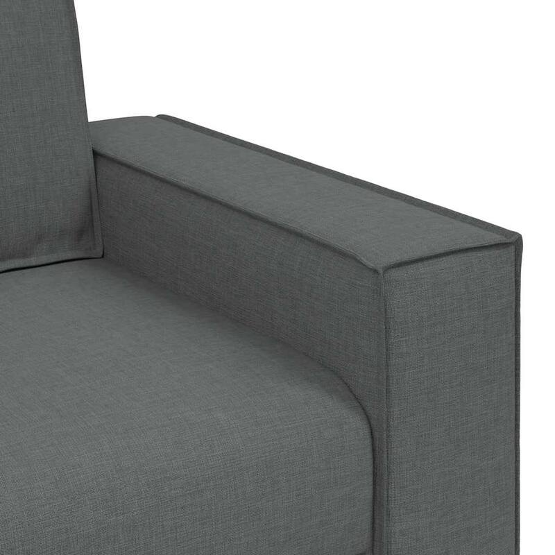 vidaXL Sofa Chair Dark Grey 23.6 " Fabric