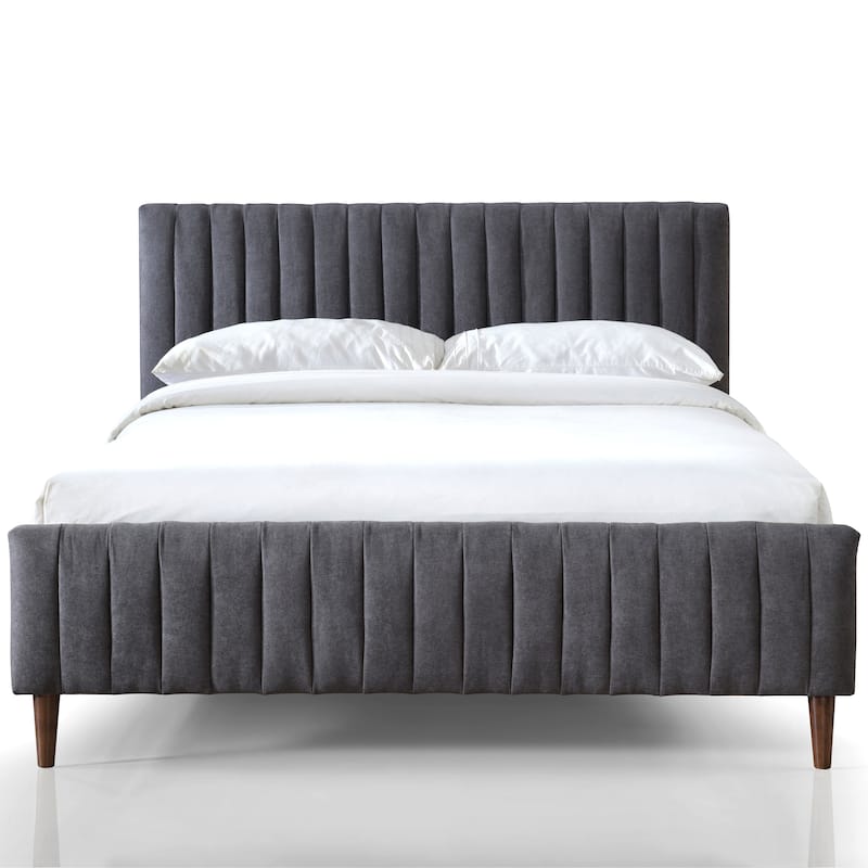 Omax Decor Spencer Upholstered Queen Platform Bed