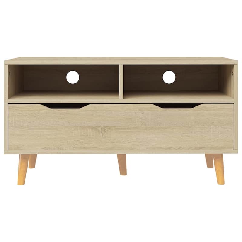 vidaXL TV Stand TV Console Sideboard TV Unit Home Media Unit Engineered Wood - 35.4" x 15.7" x 19.1"