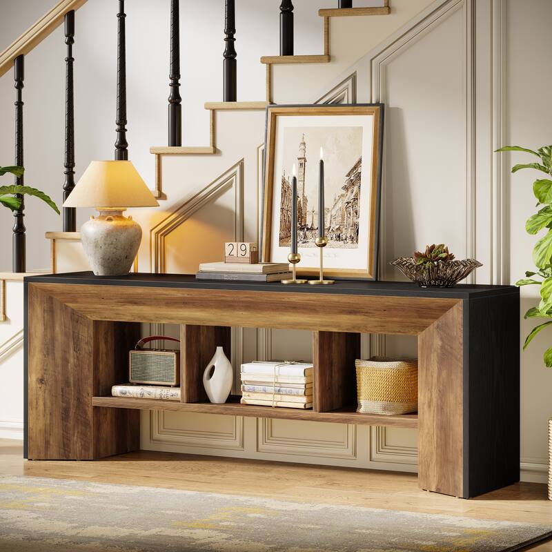  TV Stand with 3 Cubes Storage Organizer