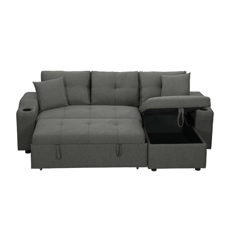 Comfortable sofa with magazine pocket,left and right interchangeable
