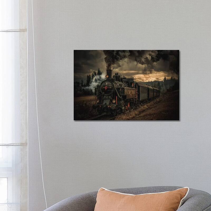 iCanvas "Gold Digger Train" by Hubert Bichler Canvas Print - 18x26x1.5