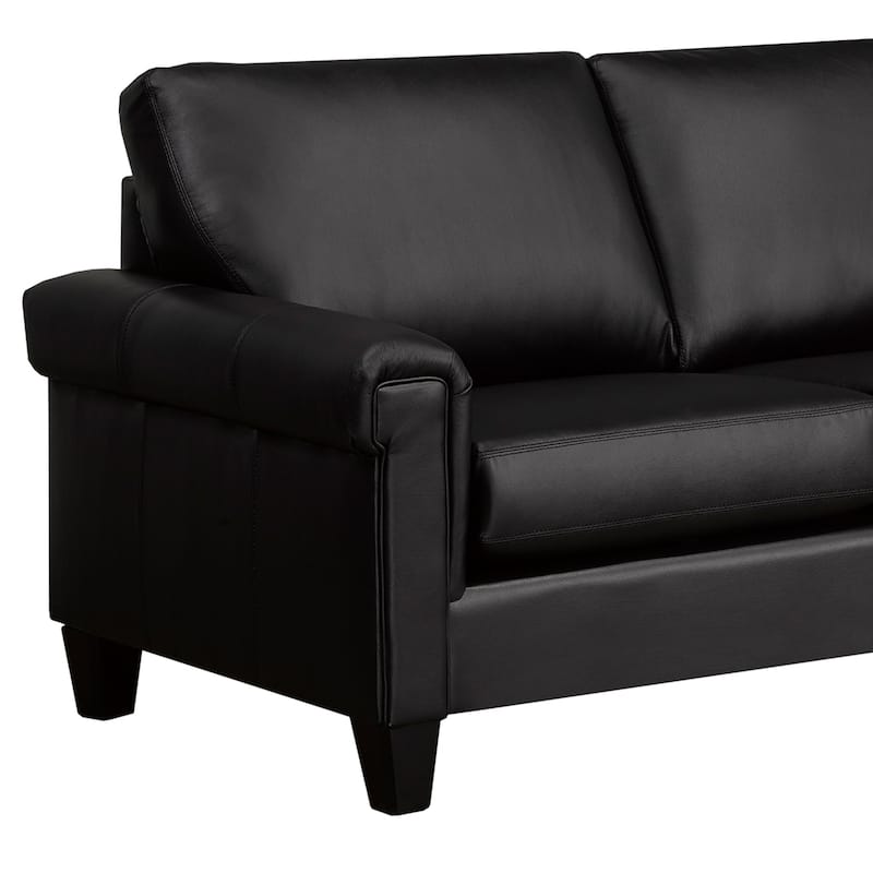 Brooke Top-grain Italian Leather Sectional Sofa