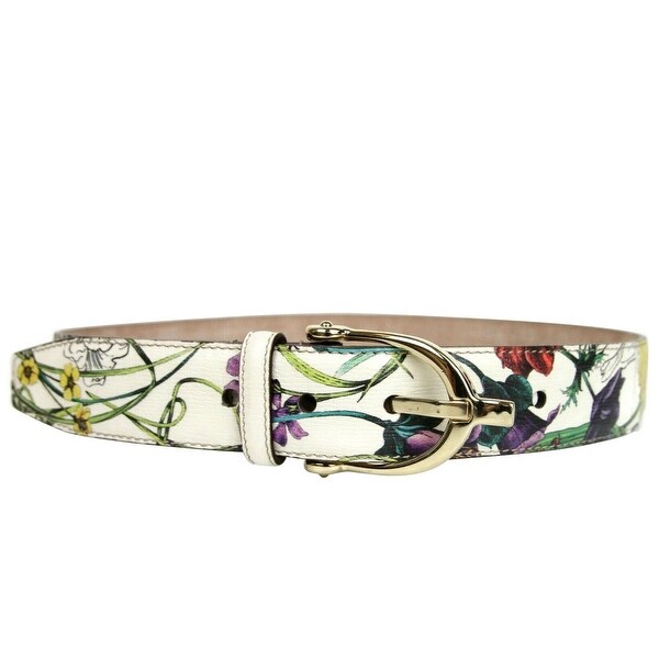 gucci floral belt