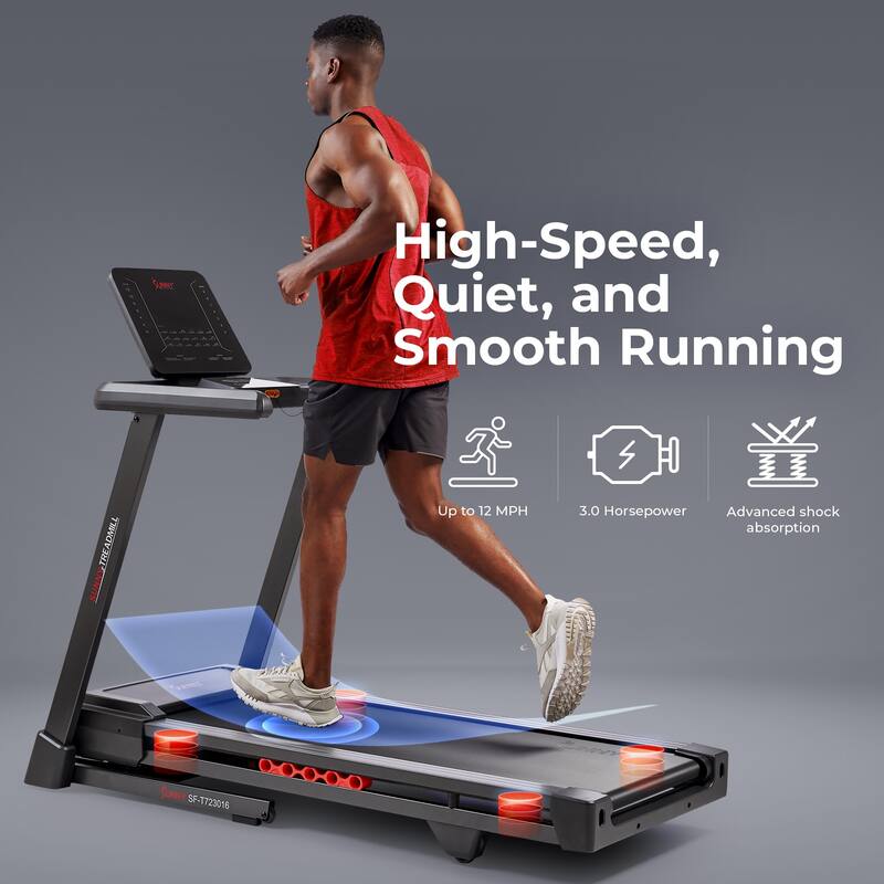 Treadmill Elite Smart Auto Incline 20 Deck T723016 - Dark Gray - 67.7 x 32.9 x 54.9