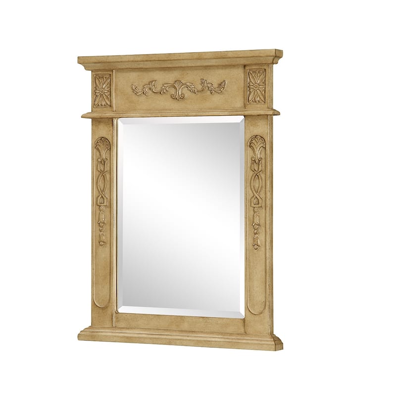 Elegant Lighting Antique Beige Vanity Mirror (22" x 28")