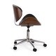 preview thumbnail 9 of 8, Dawson Indoor Upholstered Swivel Office Chair by Christopher Knight Home