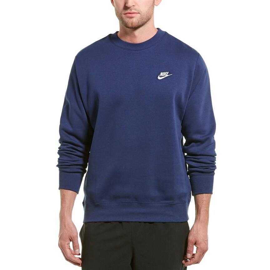 nike fleece long-sleeve optic crew sweatshirt nike fleece long-sleeve optic crew sweatshirt