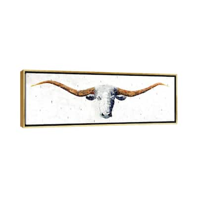 iCanvas "Longhorn" by Marvin Pelkey Framed Canvas Print