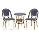 preview thumbnail 17 of 26, SAFAVIEH Outdoor Living California 3 Piece Bistro Set