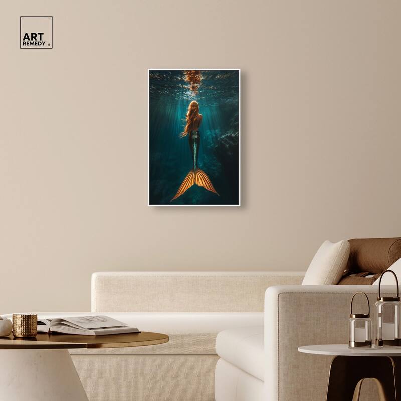 Mermaid Day Canvas by Art Remedy