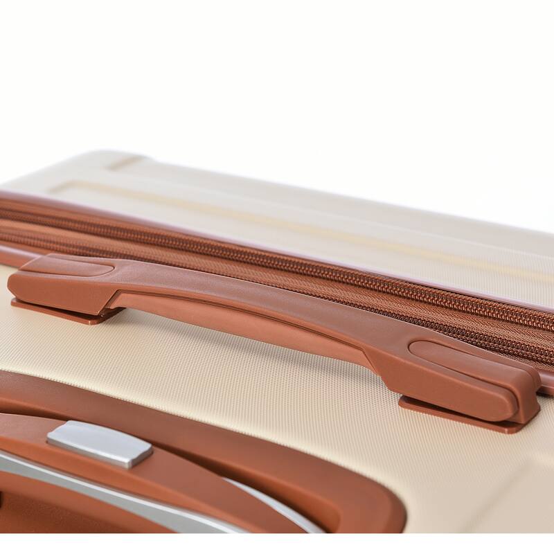 3 Pcs Luggage Set, Expandable ABS Hardshell Suitcases Spinner Wheels with TSA Lock 20''24''28''