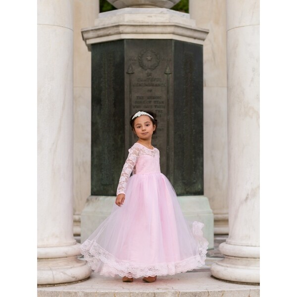 light pink little girl dress