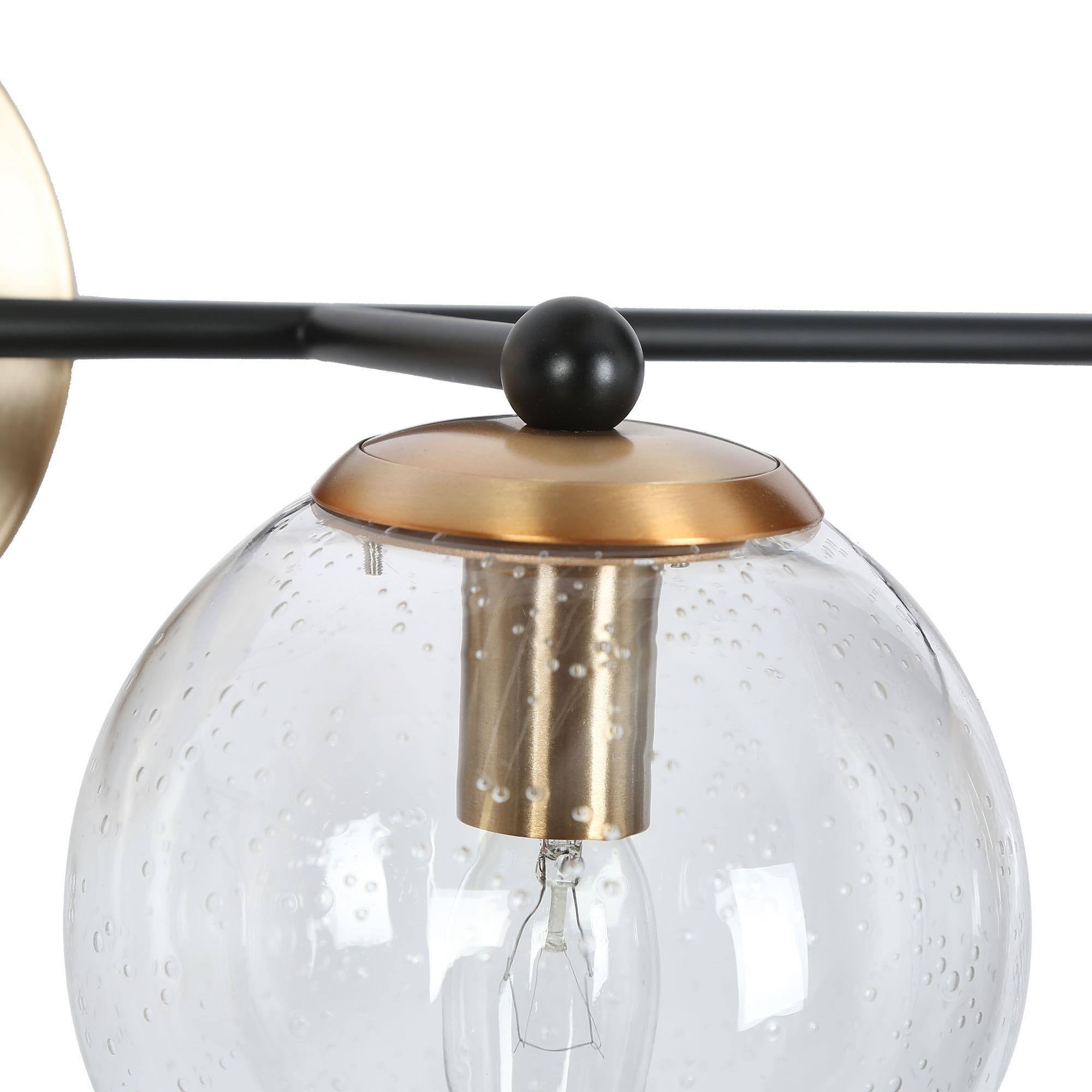 Modern 30 Inch 4000K Bathroom Vanity Light – Black Gold Finish, 360° Rotatable, Dimmable Sconce Fixture For Bathroom Mirror & Art