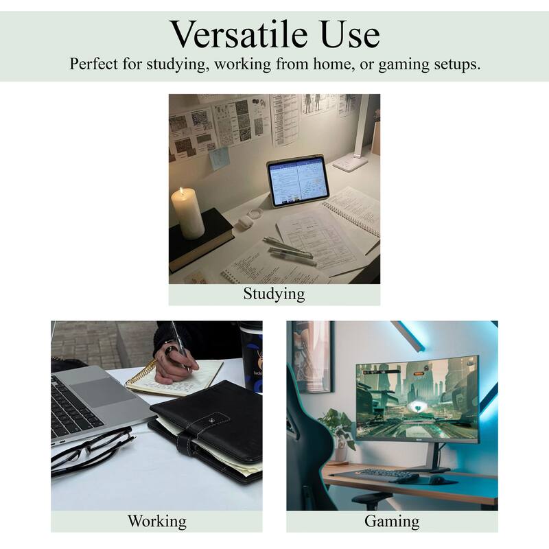 CraftPorch Modern 55-Inch Metal Computer Desk